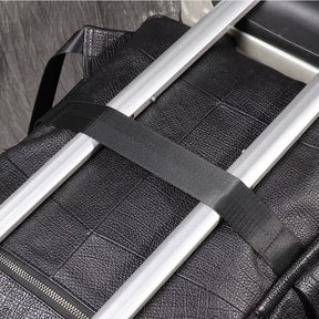 Mochila Masculina de Couro Legítimo Premium Black