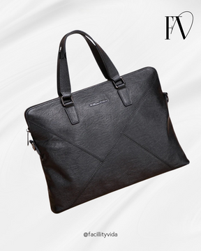 Pasta de Couro Masculina William Polo - Estilo All Black