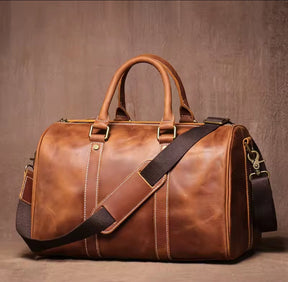 Mala Executiva de Couro Genuíno – Modelo Streamlined