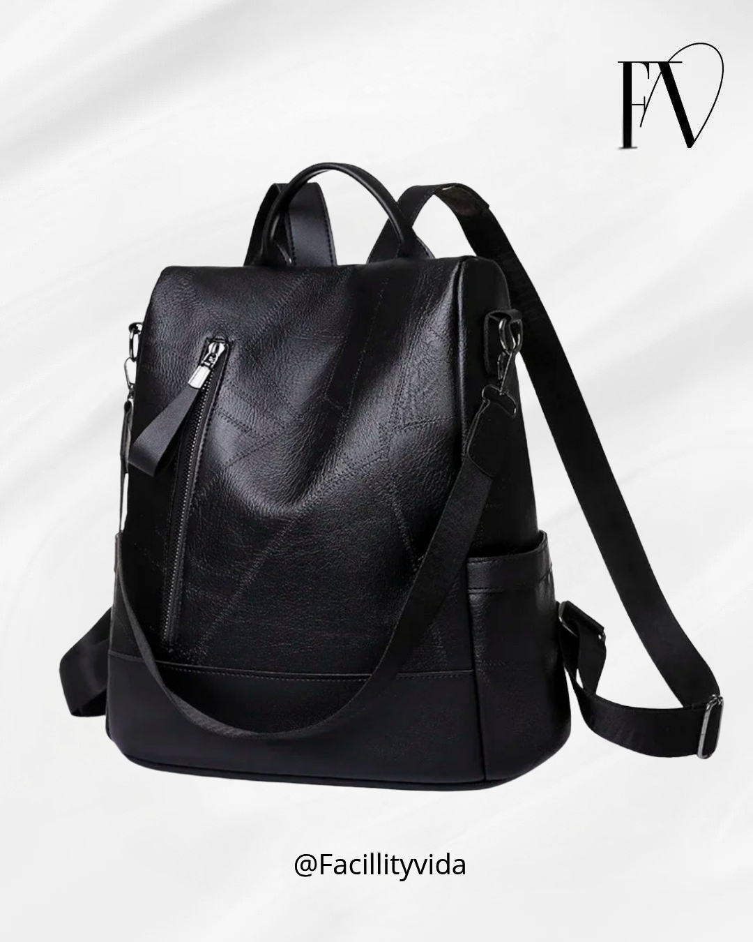 Mochila Feminina de Couro – Modelo Safe