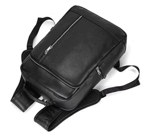 Mochila de Couro Executiva para Notebook com Tecnologia Usb