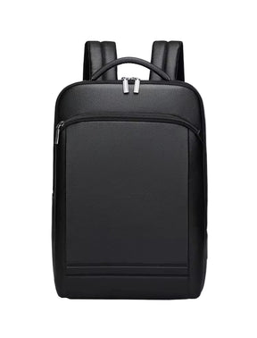 Mochila de Couro Legítimo Impermeável para Notebook