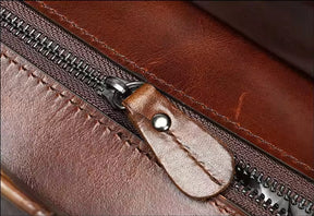 Mala de Viagem de Couro Genuíno – Style Prime Brilliant