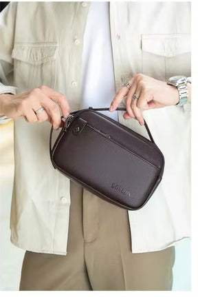 Nécessaire Masculina de Couro – Modelo Britânico