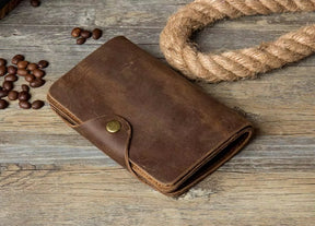 Carteira Masculina de Couro Legítimo – Modelo Horse Long