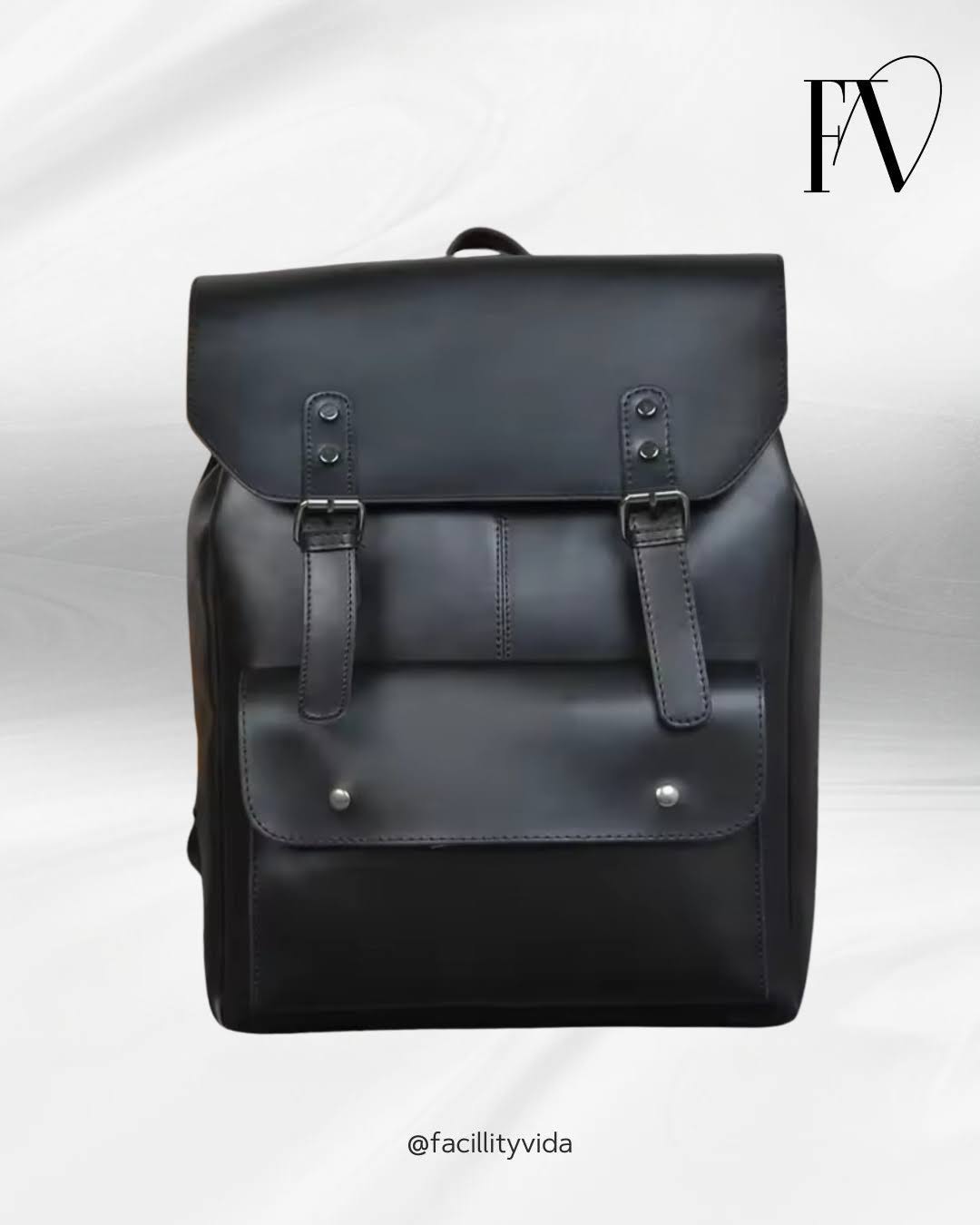 Mochila de Couro Vintage – Modelo Paris