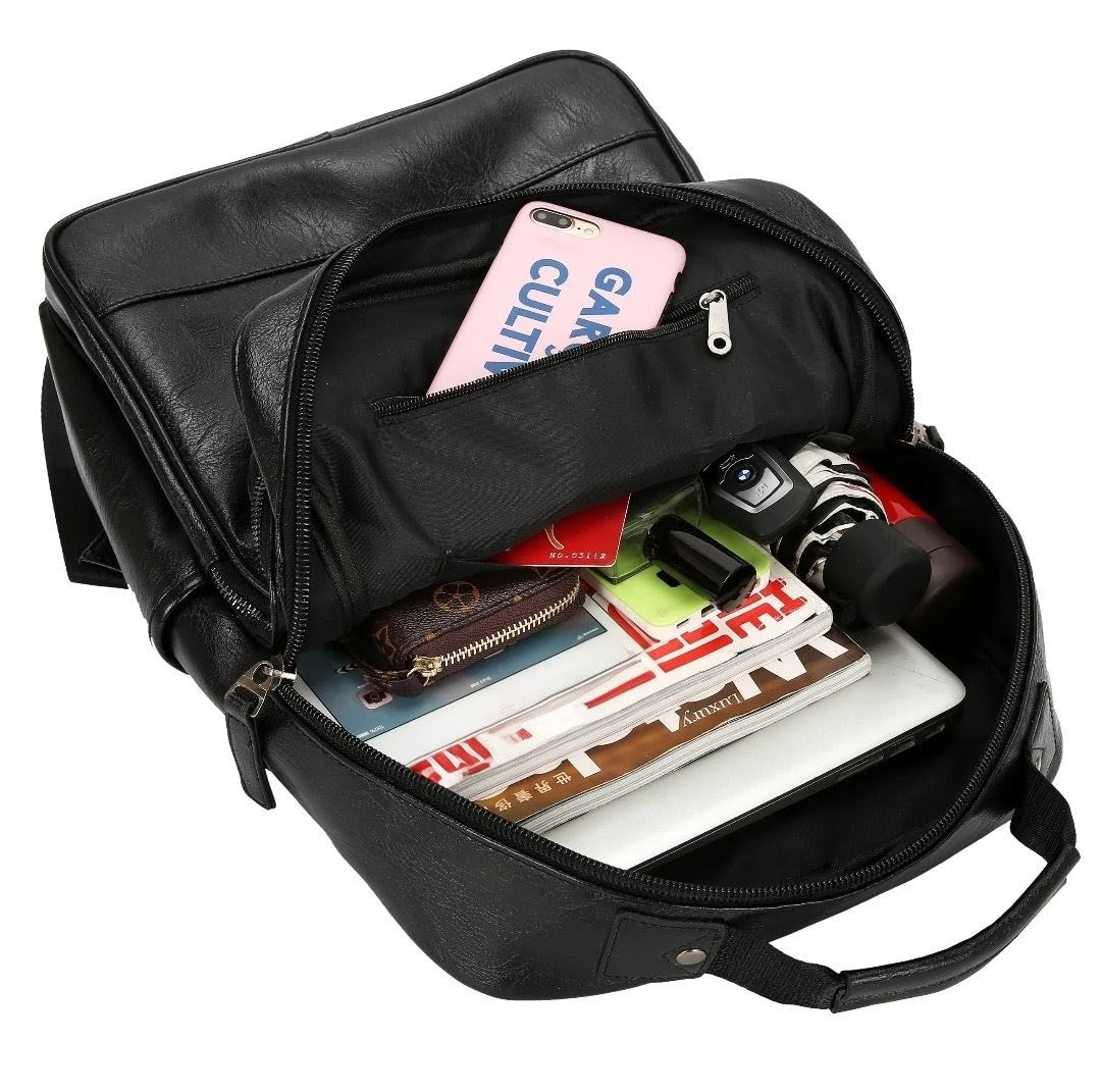 Mochila Executiva de Couro Legítimo - Modelo Prime Italiano