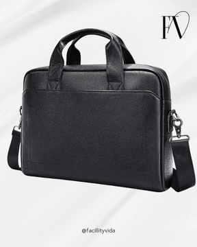 Pasta Masculina de Couro para Notebook Executiva – Modelo Bolsa de Mão ou Ombro!