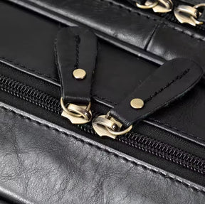 Pasta Masculina de Couro Legítimo 17 polegadas para Notebook !